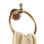 New Arrival Euro Style Wal-Mount Antique Bronze Towel Ring Classic Bathroom Accessories Bath Towel Holder Bath Hardware 3707F