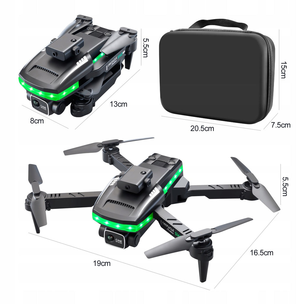 Mini Drone with Camera for Kids Adults 4K HD FPV Foldable RC Quadcopter 360°Flip