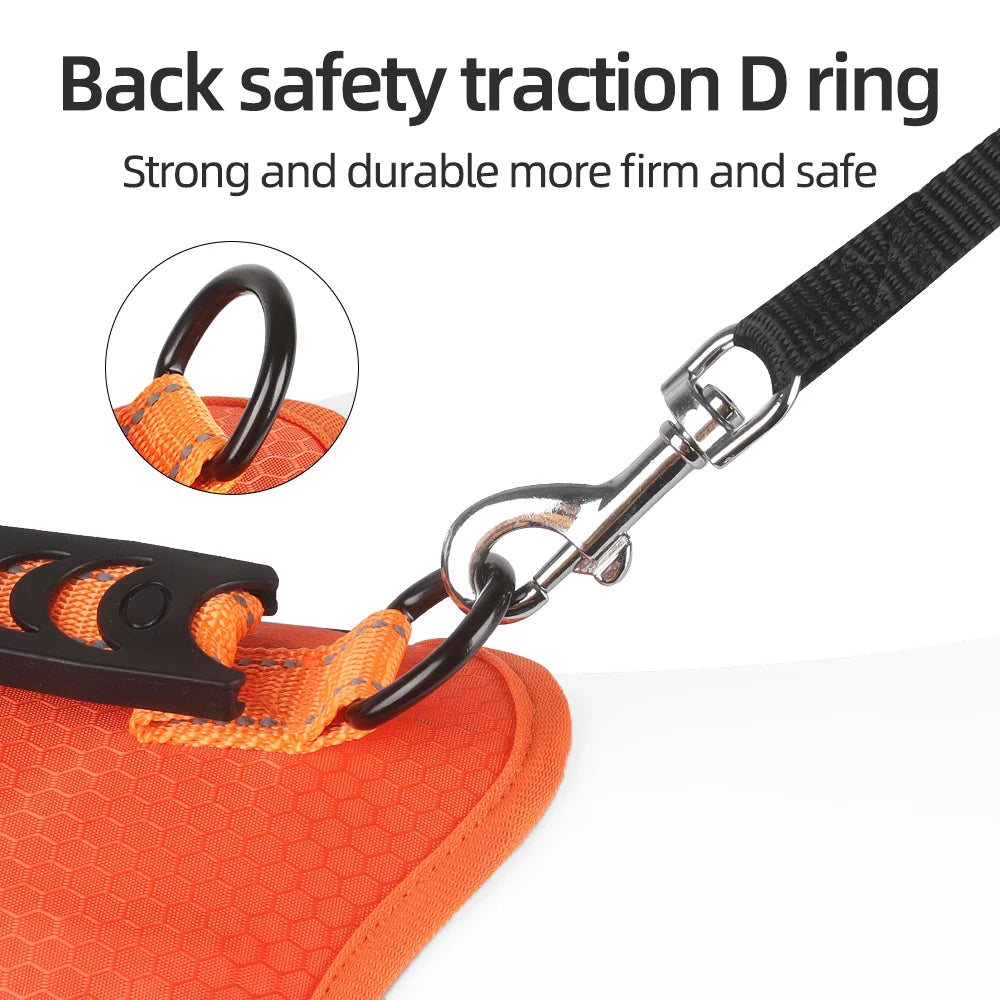 Reflective Dog Chest Strap Pet Leash Vest Type Explosion-Proof Flushing Puppy Chest and Back Pet Products