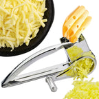 4 Drums Blades Rotary Cheese Grater Stainless Steel Cheese Slicer Shredder Butter Cutter Kitchen Gadgets