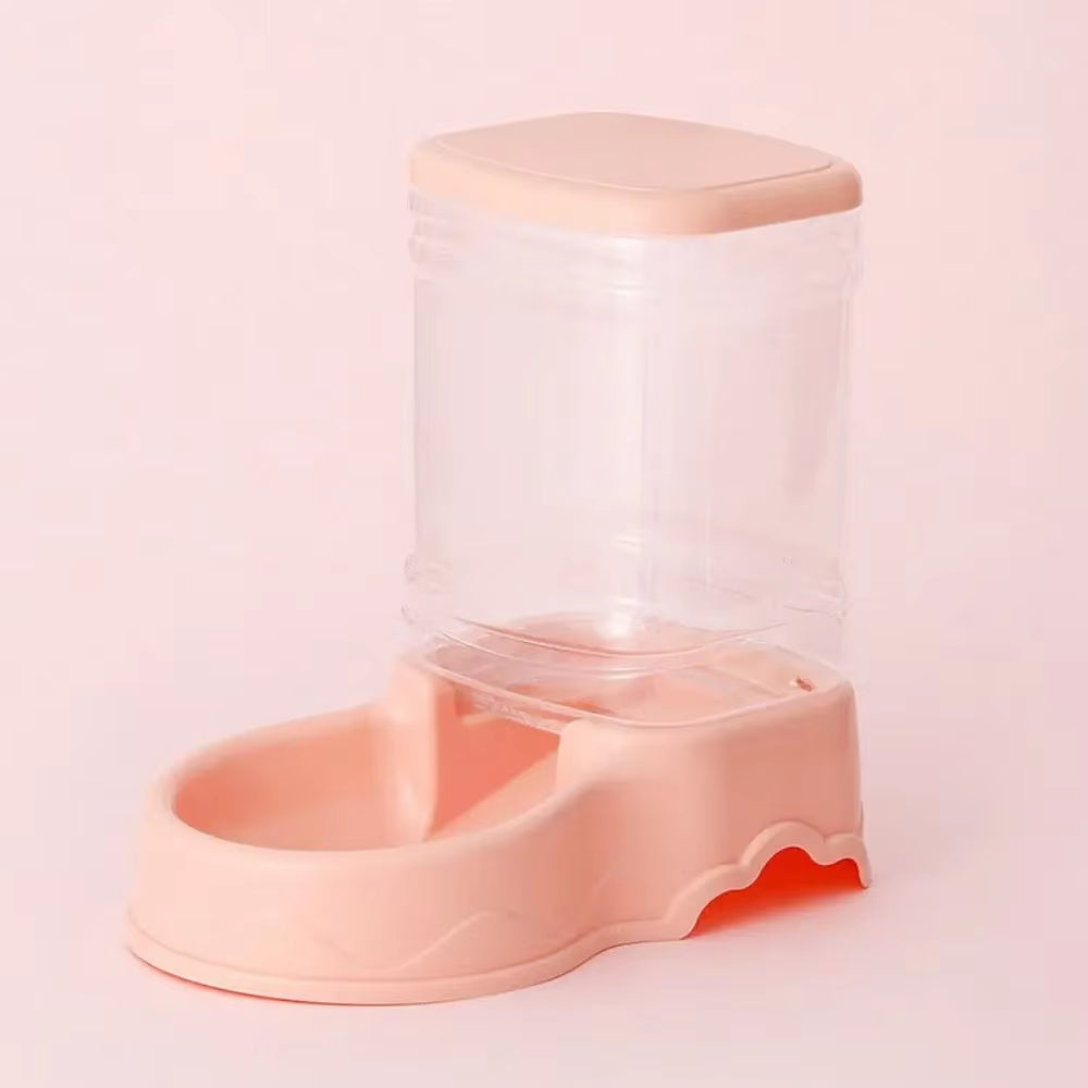 3.8L PP Material Pet Feeder Pet Water Fountain Drink Bowl Automatic Pet Feeder Large Cat Dog Food Dispenser