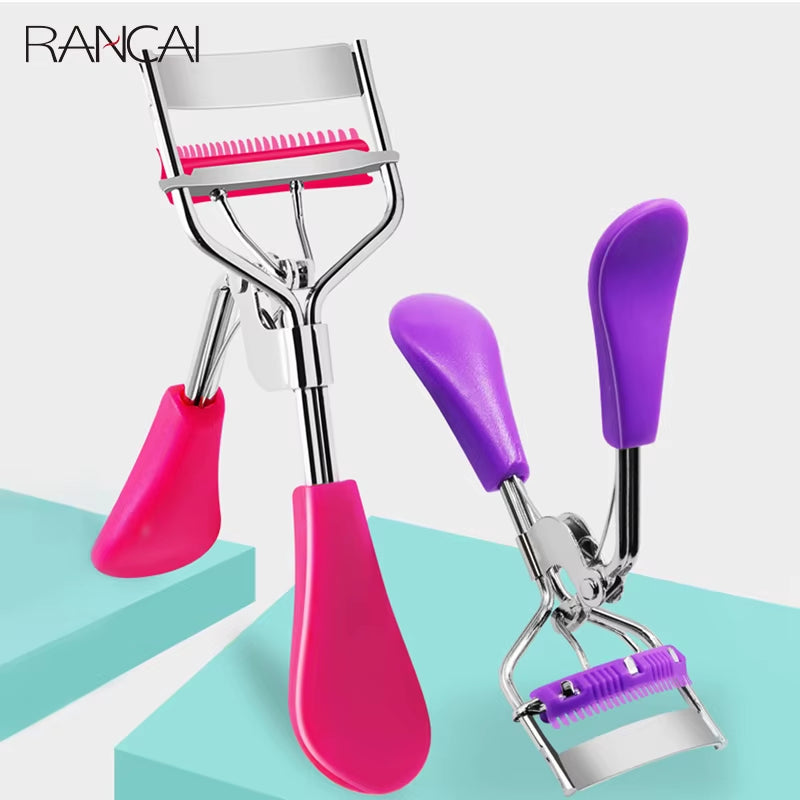 1Pcs Eyelash Curler Make-Up for Women Beauty Makeup Tools Cosmetics Lady Eye Lashes Curling with Comb Clip Eyelashes Tool