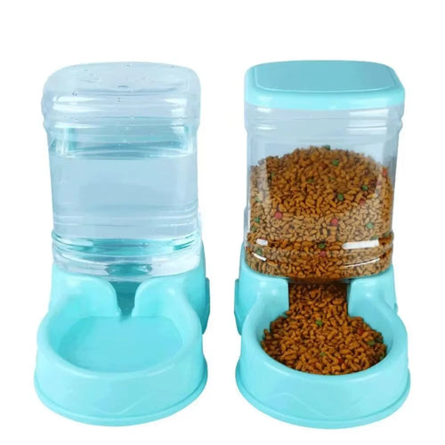 3.8L PP Material Pet Feeder Pet Water Fountain Drink Bowl Automatic Pet Feeder Large Cat Dog Food Dispenser