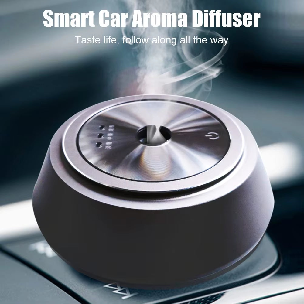 Newest Car Aroma Diffuser Intelligent Car Scents Aromas Machine Fragrance Diffusers Freshener Air Purification Car Accessories