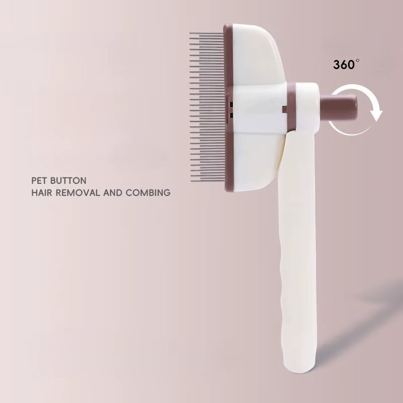 Rotating Dense Toothed Cat Comb for Pet Cat Hair Cleaning Specialized Tool Pet Grooming Cat Supplies Pet Products
