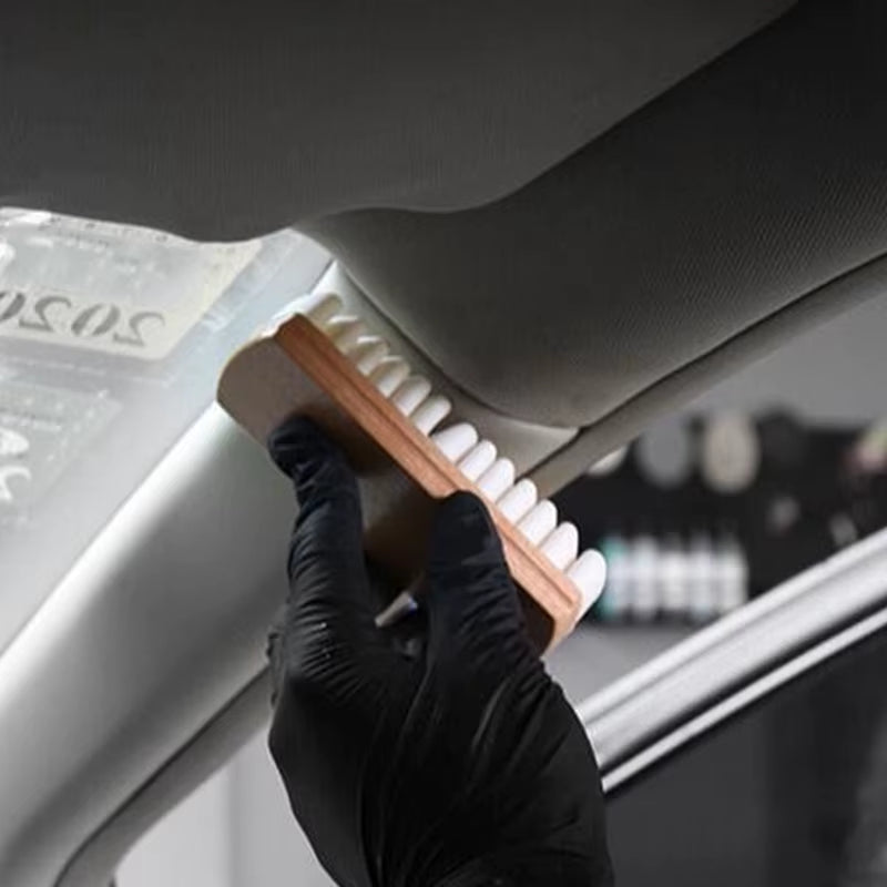 Car Detailing Cleaning Brush Universal Auto Seat Interior Suede Clean Beauty Care Brushes Car Accessories Interior Parts 1/2Pcs