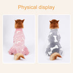 Winter Pet Dog Clothing Flannel Dog Pajamas Medium and Large Dog Pet Pajamas Pet Clothing
