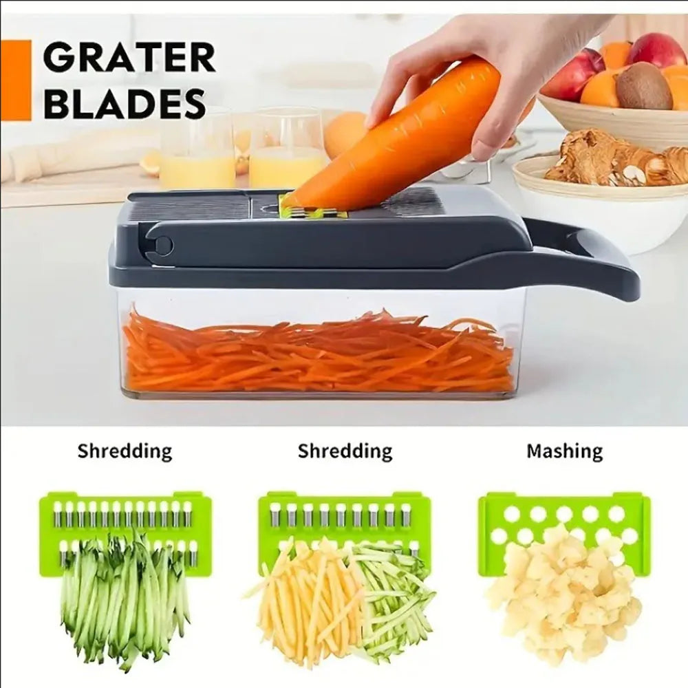 Vegetable Chopper Cutter Mandoline Slicer Cheese Grater