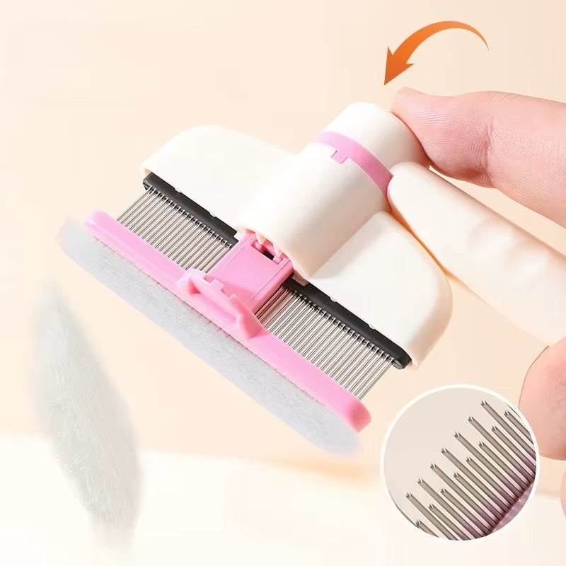 Rotating Dense Toothed Cat Comb for Pet Cat Hair Cleaning Specialized Tool Pet Grooming Cat Supplies Pet Products