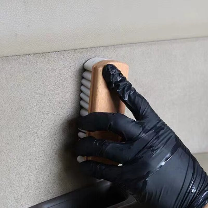 Car Detailing Cleaning Brush Universal Auto Seat Interior Suede Clean Beauty Care Brushes Car Accessories Interior Parts 1/2Pcs