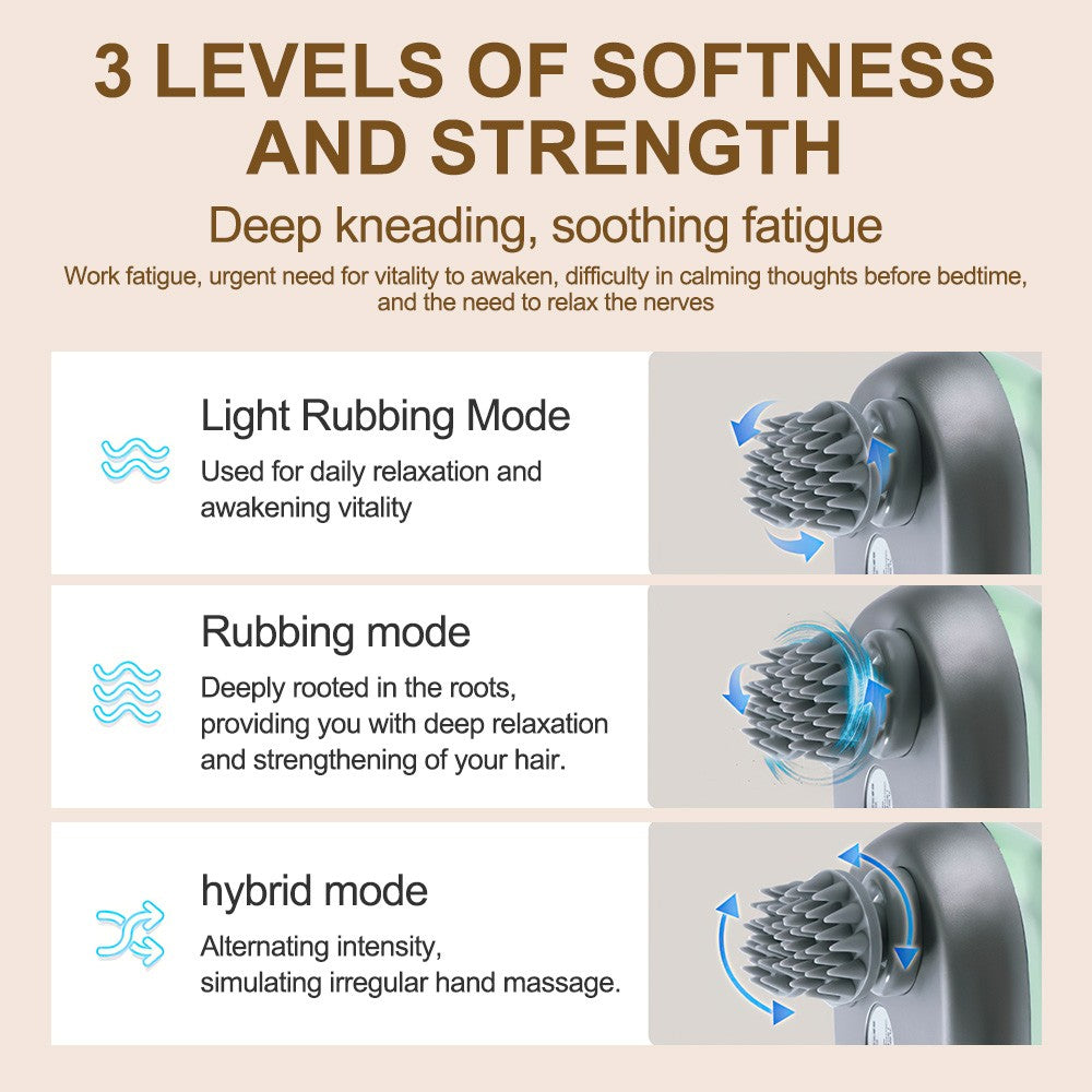 Massager Electric Body Health Care Relax Deep Tissue Head Scalp Kneading UK