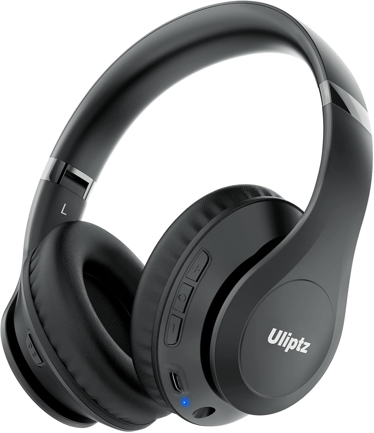 Uliptz Wireless Headphones over Ear, 65 Hrs Playtime Bluetooth Headphones, 6 EQ