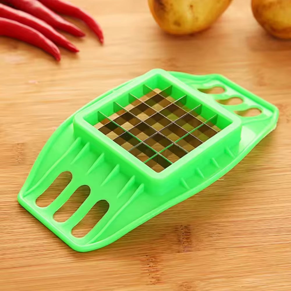 1Pcs Plastic Kitchen Handheld Potato Slicer Tomato Cutter Tool Lemon Cutting Cooking Kitchen Accessories