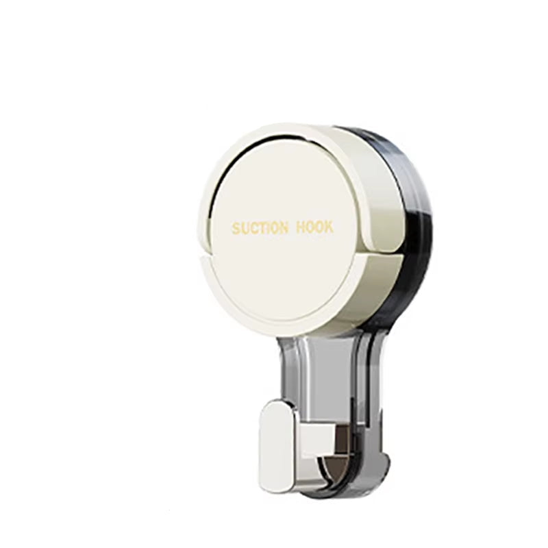 1/2PCS Suction Cup Hooks No Punching Wall Hooks for Bathroom Kitchen Bedroom Reusable Towel Clothes Hanger Hook Home Organizer