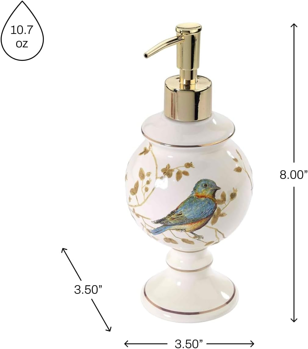 Avanti Linens - Lotion Pump/Soap Dispenser, Countertop Accessories, Nature Inspi