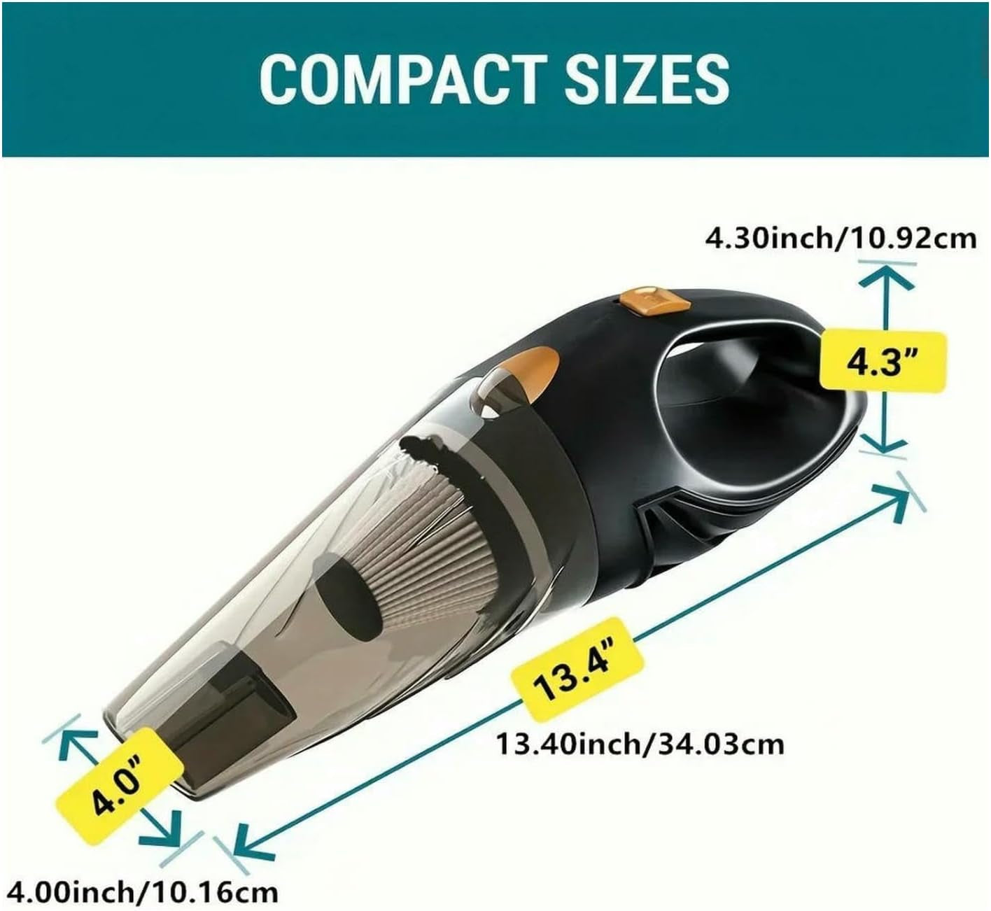 Car Vacuum Cleaner 1 Powerful Cleaning Machine Car Accessories Home Auto Robot W