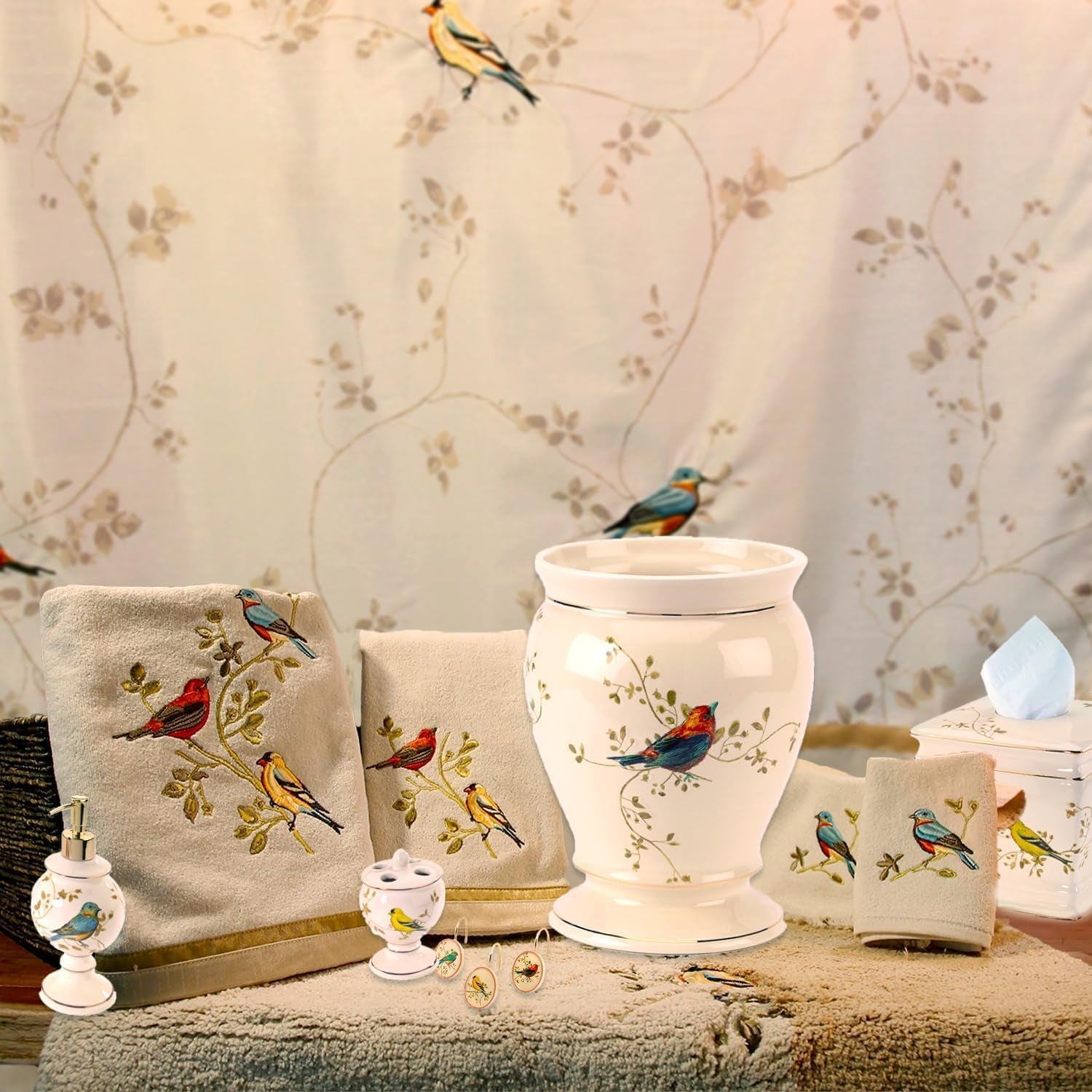 Avanti Linens - Lotion Pump/Soap Dispenser, Countertop Accessories, Nature Inspi