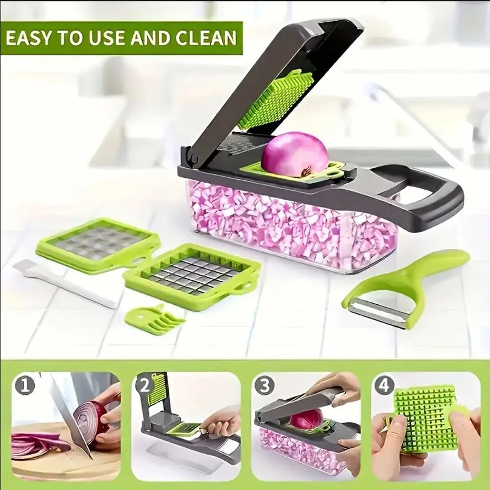Vegetable Chopper Cutter Mandoline Slicer Cheese Grater