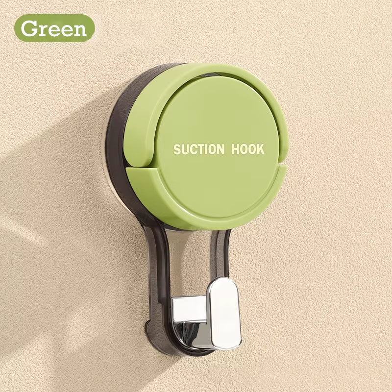 1/2PCS Suction Cup Hooks No Punching Wall Hooks for Bathroom Kitchen Bedroom Reusable Towel Clothes Hanger Hook Home Organizer