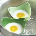 4Pcs Silicone Egg Poacher Poaching Pan Mold Kitchen Tool