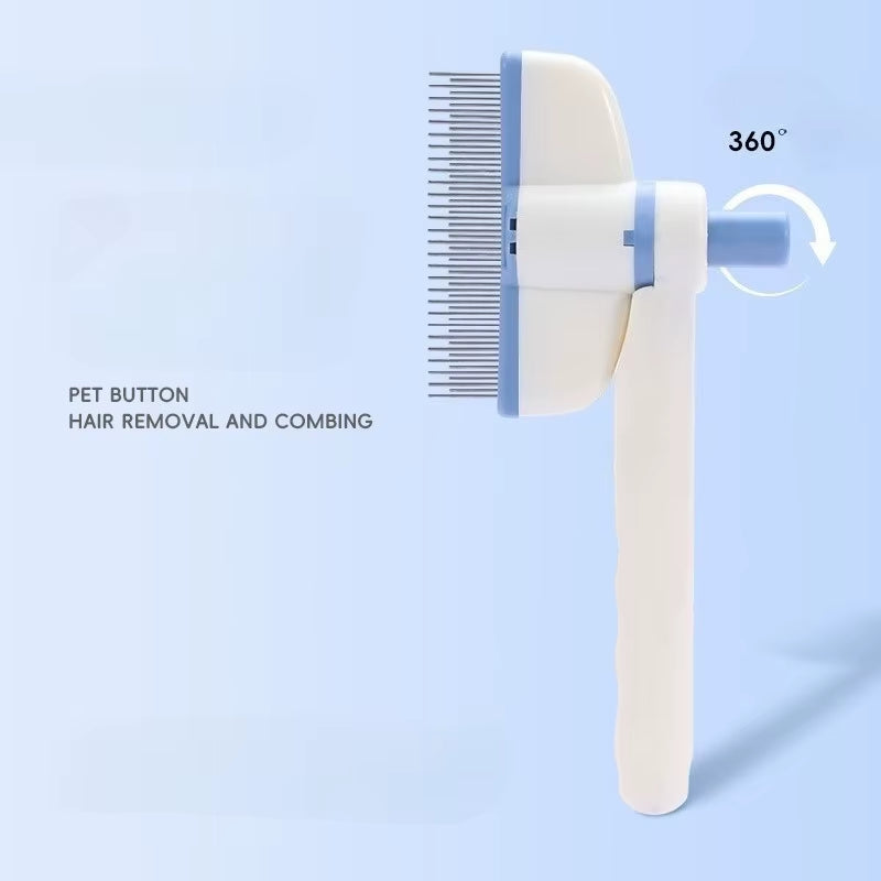 Rotating Dense Toothed Cat Comb for Pet Cat Hair Cleaning Specialized Tool Pet Grooming Cat Supplies Pet Products