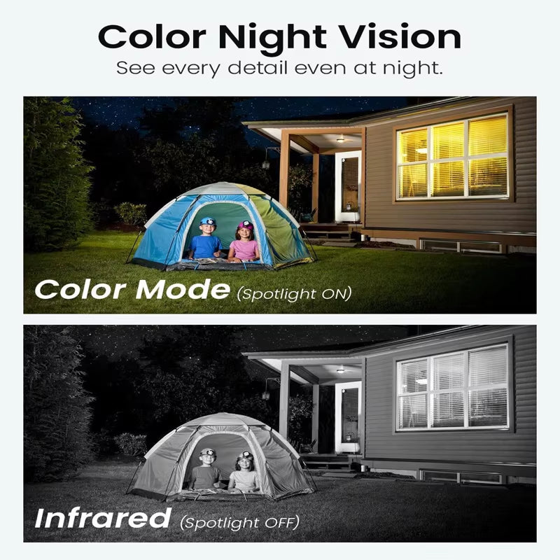 3MP PTZ Wifi Camera Outdoor Wireless Security Dome Camera Motion Detection 2-Way Audio Full Color Night Vision CCTV Camera