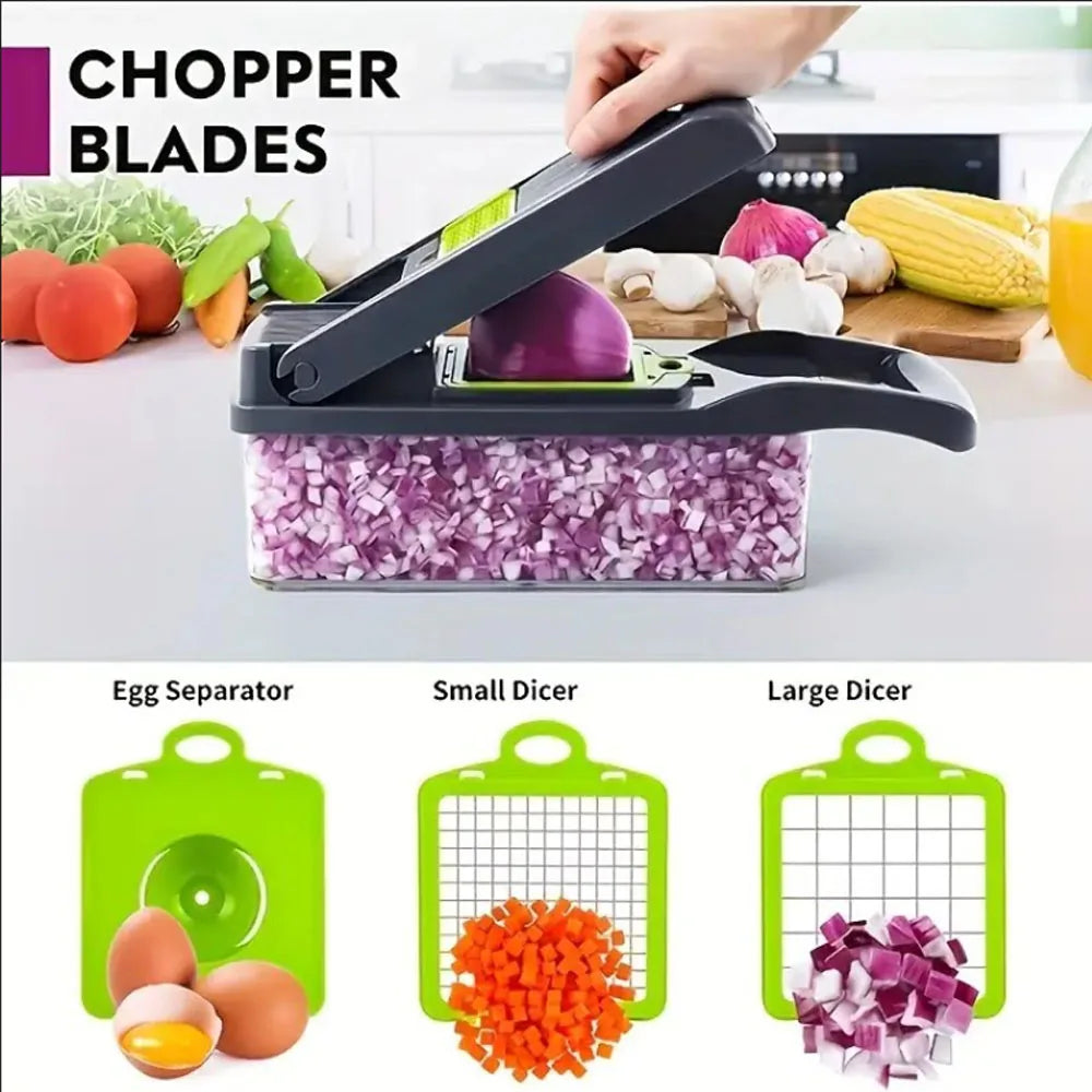 Vegetable Chopper Cutter Mandoline Slicer Cheese Grater