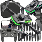 Mini Drone with Camera for Kids Adults 4K HD FPV Foldable RC Quadcopter 360°Flip