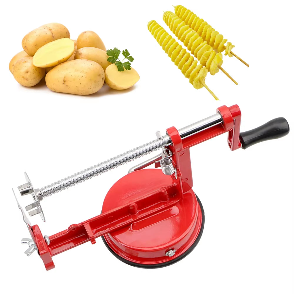 Manual Spiral French Fry Cutter Cooking Tools