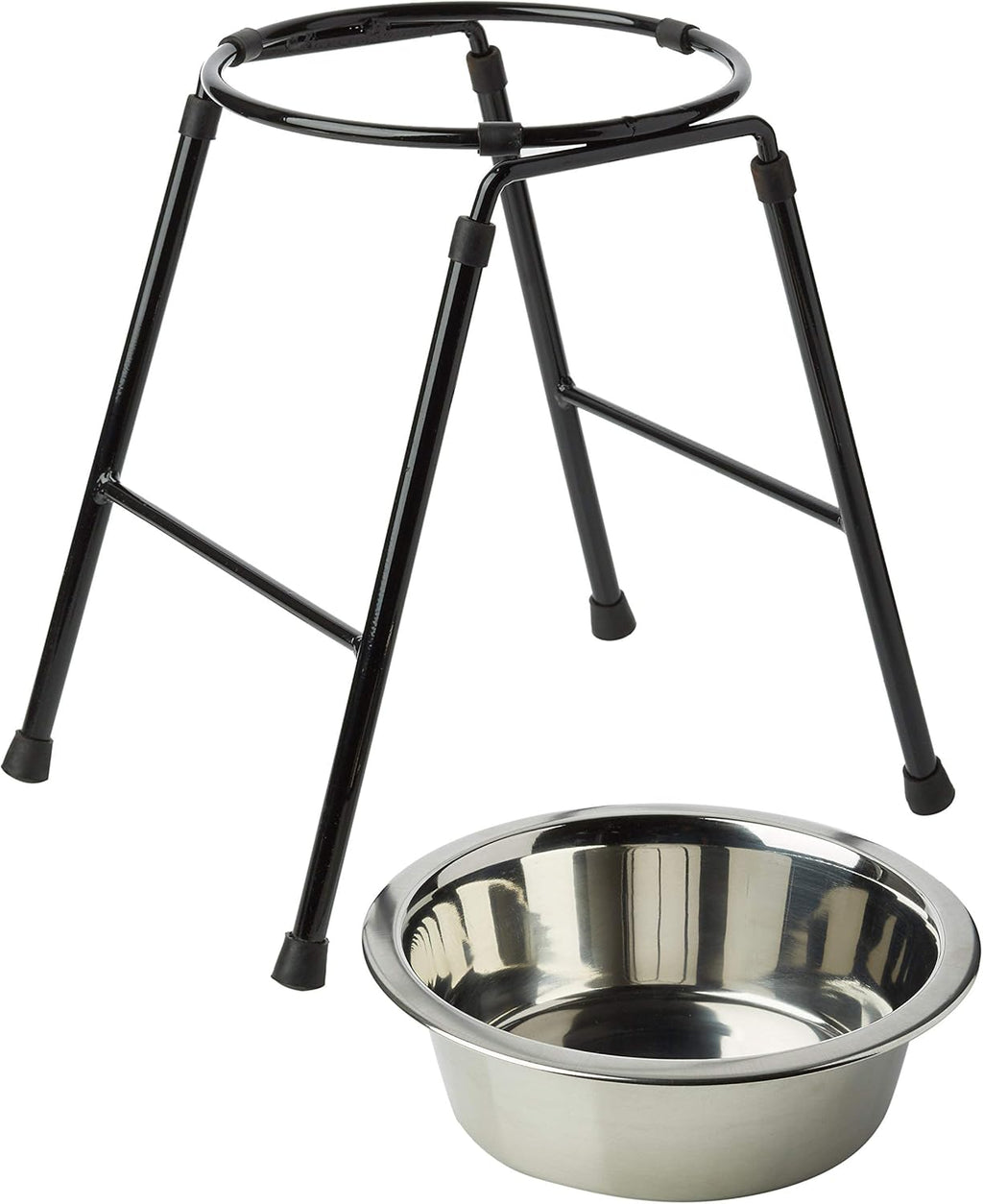 Classic Pet Products Single Feeder High Stand with 1600 Ml Stainless Steel Dish,