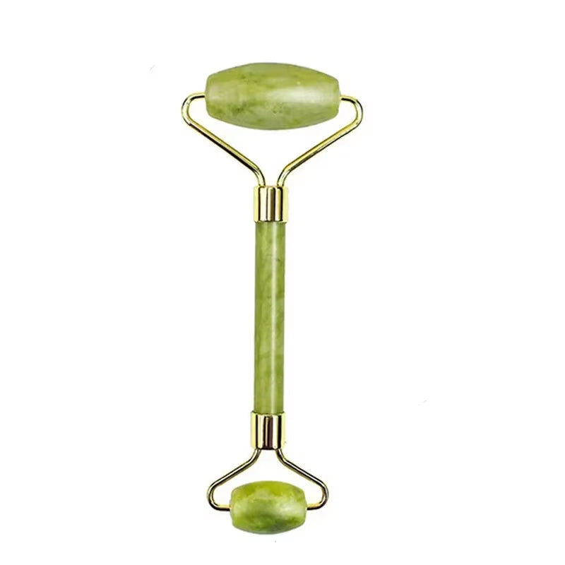Facial Smooth Beauty Massage Natural Jade Roller Massager Face Liftting Massager Anti-Wrinkle Gua Sha Beauty Skin Care Tool