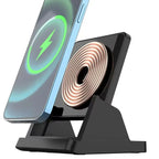 30W Wireless Charger Pad Stand Desktop Ultra-Thin Mobile Phone for Iphone 15 14 13 12 Samsung Xiaomi Fast Charging Dock Station