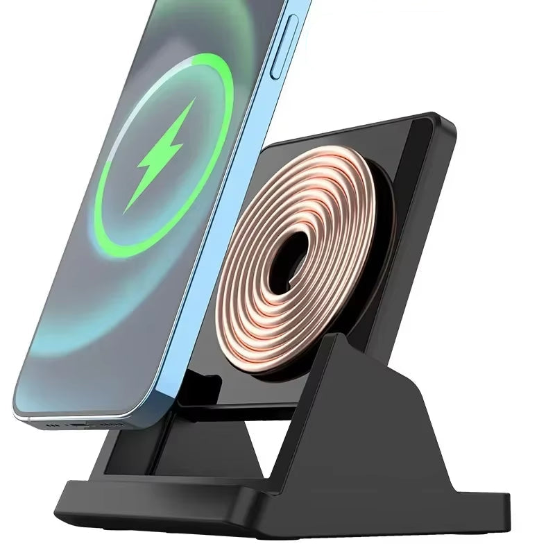 30W Wireless Charger Pad Stand Desktop Ultra-Thin Mobile Phone for Iphone 15 14 13 12 Samsung Xiaomi Fast Charging Dock Station