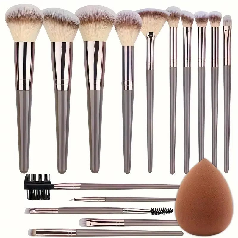 Professional 3-20Pcs Makeup Brushes Set Eyeshadow Blush Highlighter Foundation Concealer Blending Brush Fluffy Women Beauty Tool