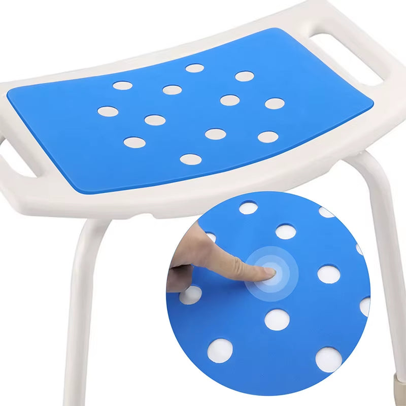 Non-Slip Bathroom Bath Chair Stool Cushion Elderly Bath Tub Shower Chair Stool （Only Pad）