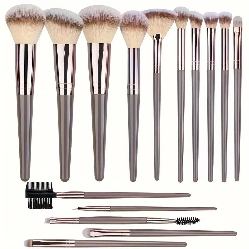 Professional 3-20Pcs Makeup Brushes Set Eyeshadow Blush Highlighter Foundation Concealer Blending Brush Fluffy Women Beauty Tool