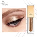 New Make up Liquid Eyeshadow Waterproof Glitter Pigments Purple Gold Metalic Women Beauty Gel Eye Shadow Cream 18 Colors Makeup